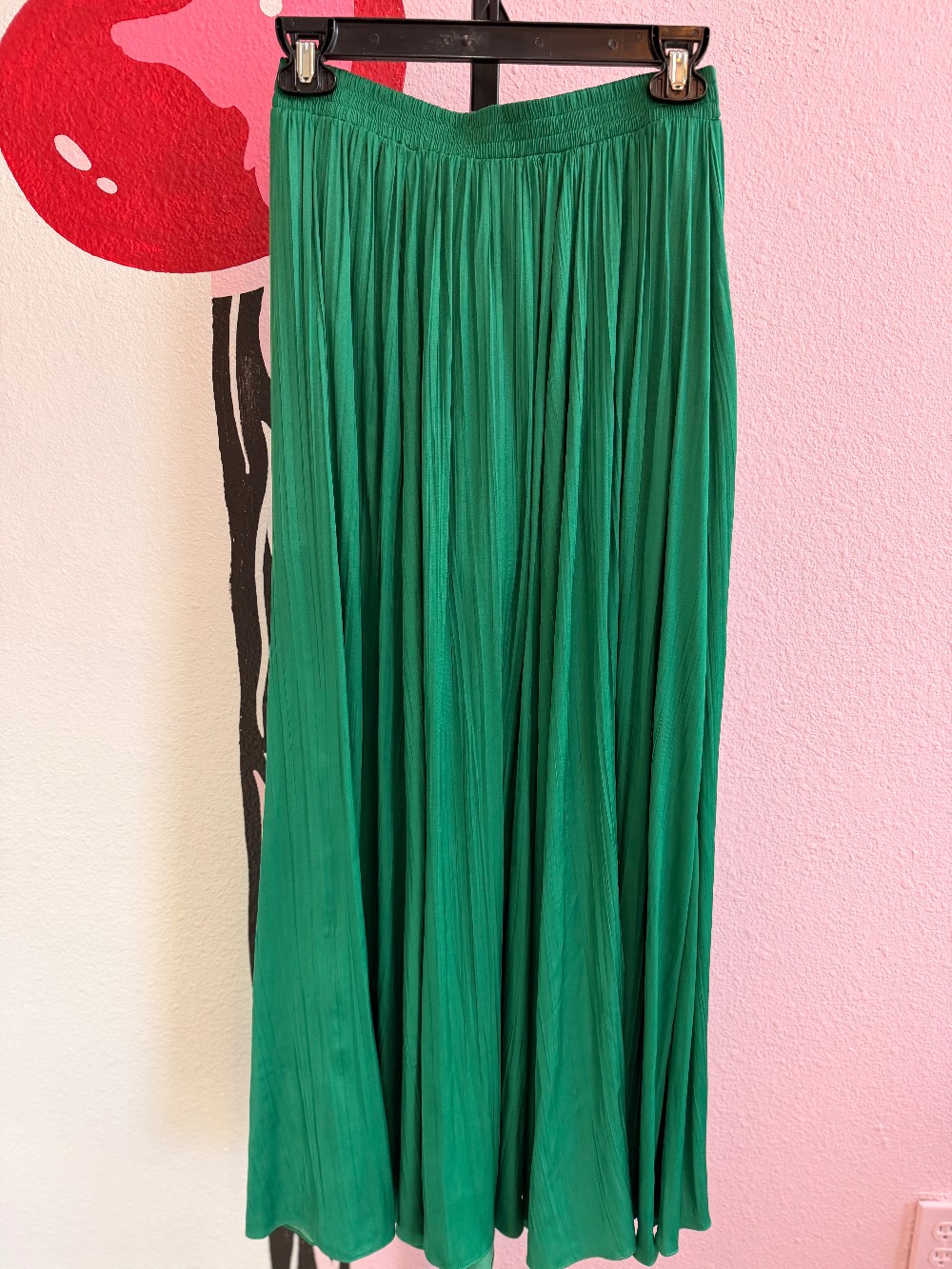 by Anthropolgie Satin Maxi Skirt