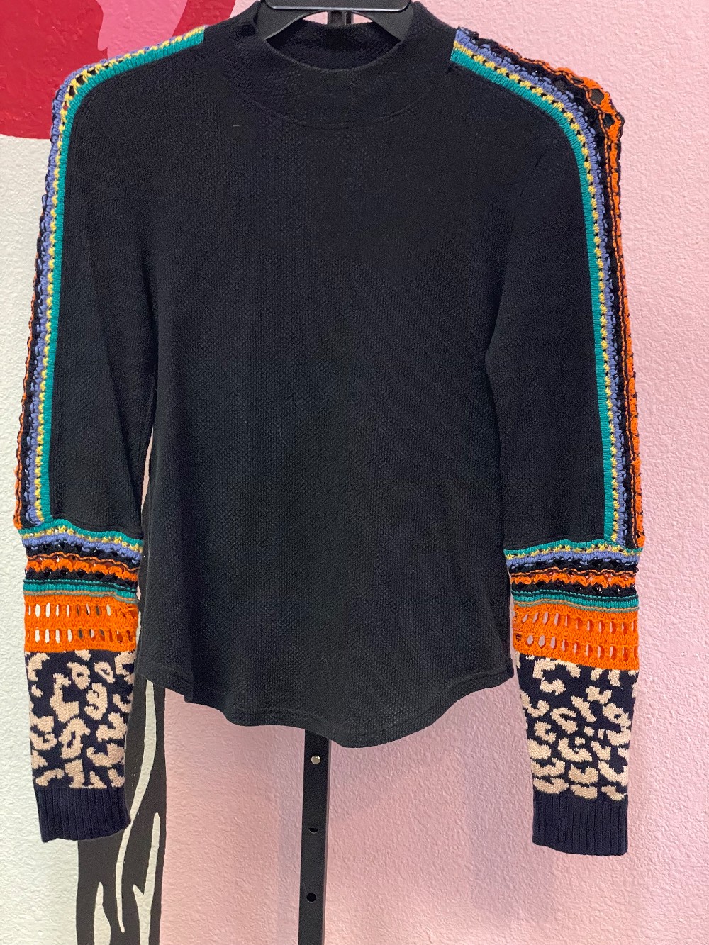 Free People Switch It Up Thermal Crochet Top