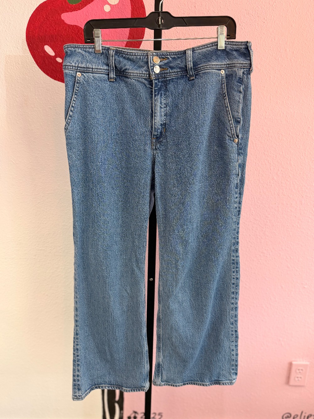 J Crew Wide Leg Jeans