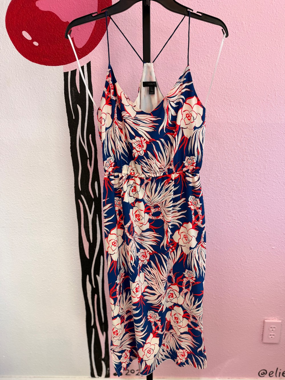 J Crew Floral Racerback Dress