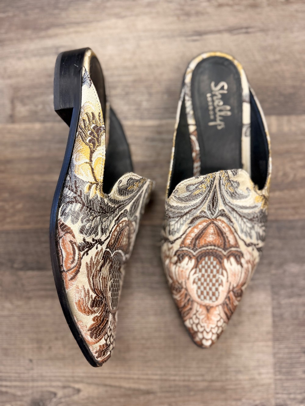 Shellys London Brocade Mule