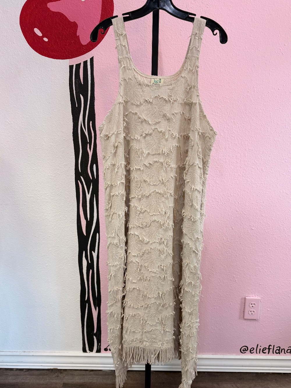 Jaded Gypsy Summer Breeze Cotton Fringe Dress