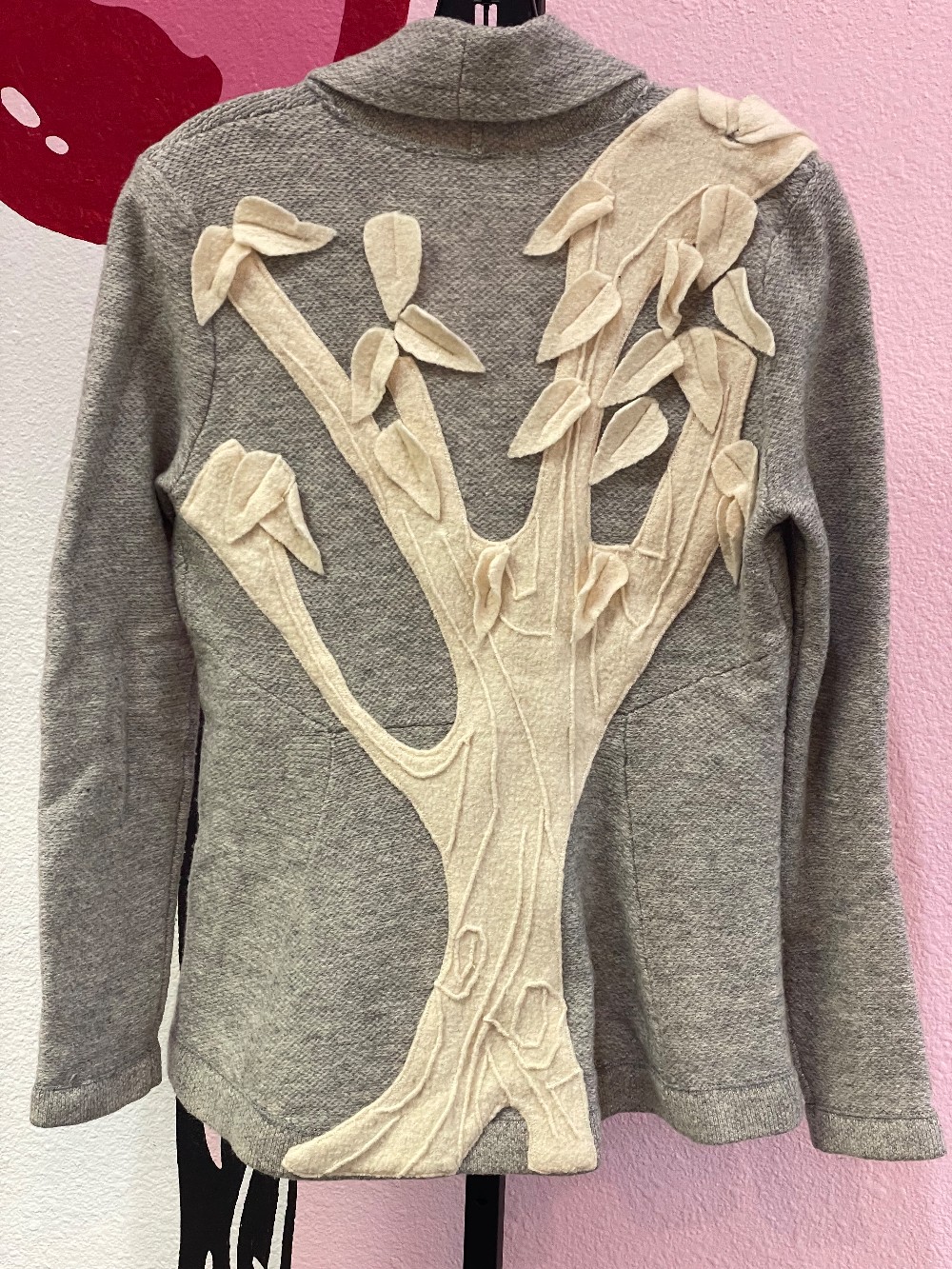 Rosie Niera Wool Tree Applique Blazer