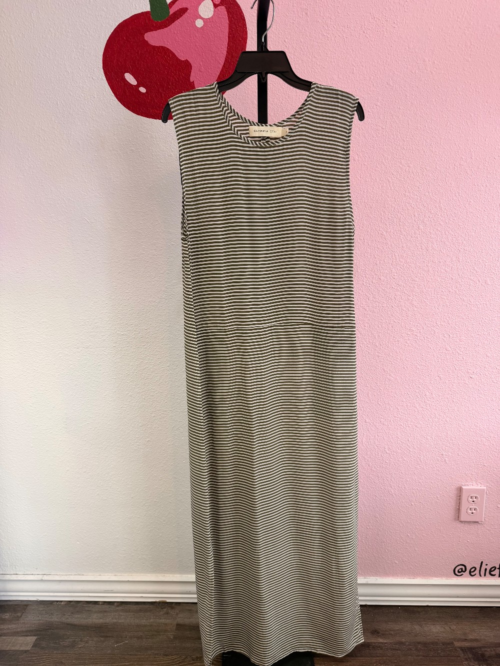Olympia Etal Striped Maxi Dress