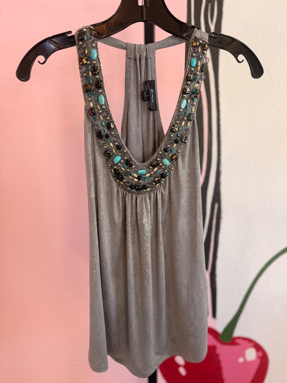 B Wear Y2K Jeweled Tank Top