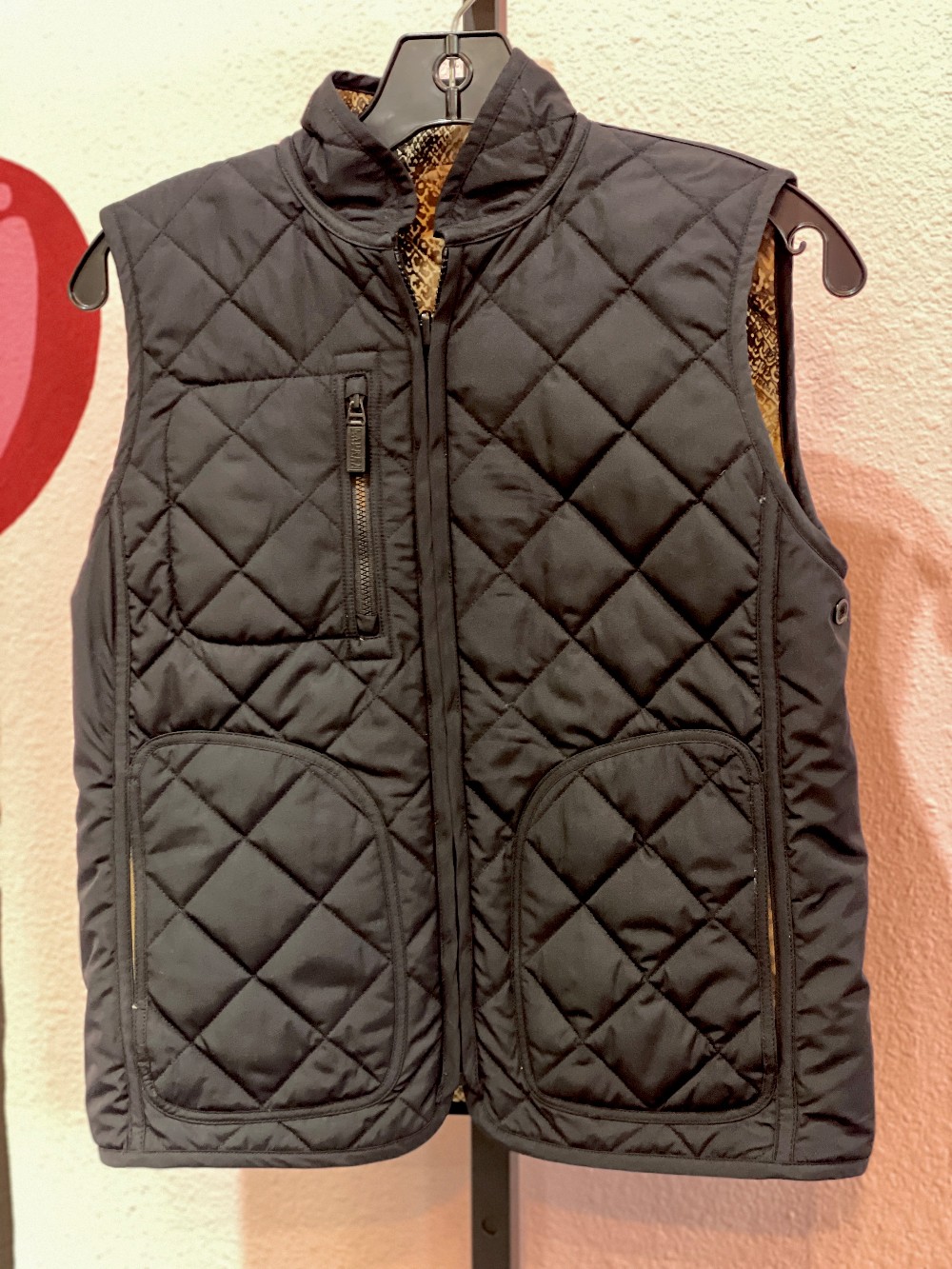 Lauren snakeskin reversible vest