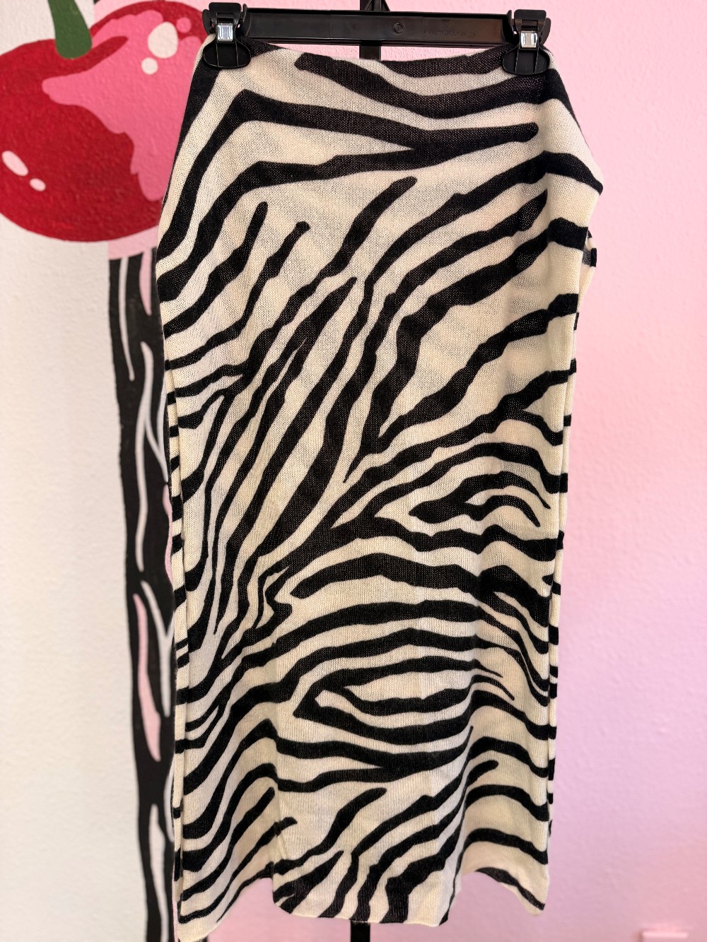 Berkley Animal Print Cashmere Sweater w Scarf