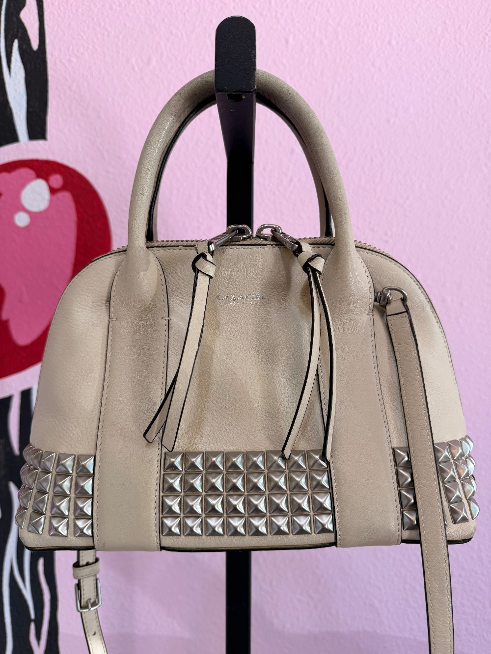 Coach Mini Bleecker Preston Saddle Bag Silver Stud Detail