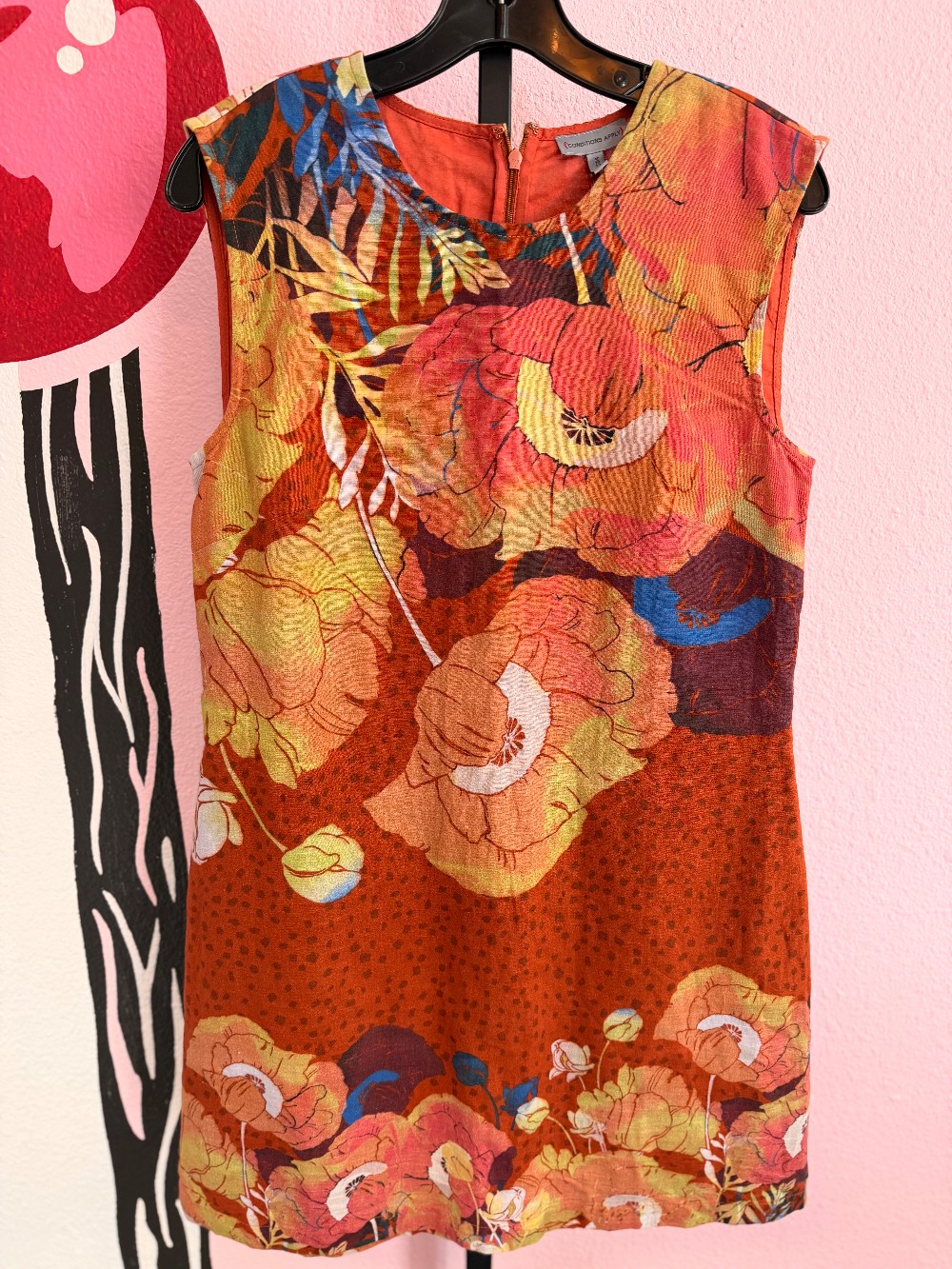 Conditions Apply Linen Sleeveless Dress