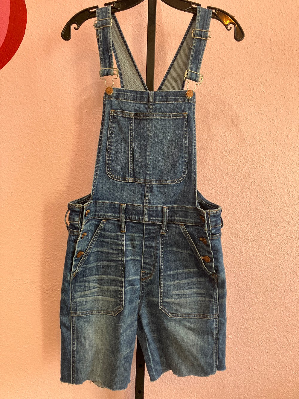 Madewell Denim Cutoff Overalls