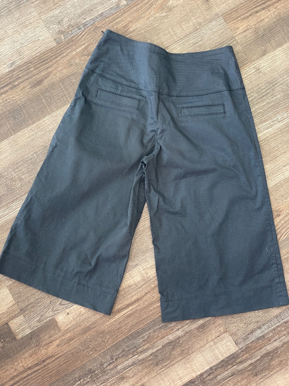 Ms Mell Pinstripe Flat Front Culottes