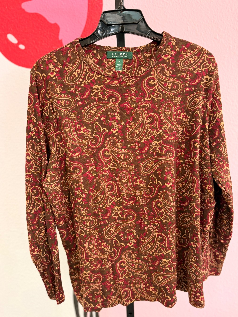 Lauren Paisley Floral Top