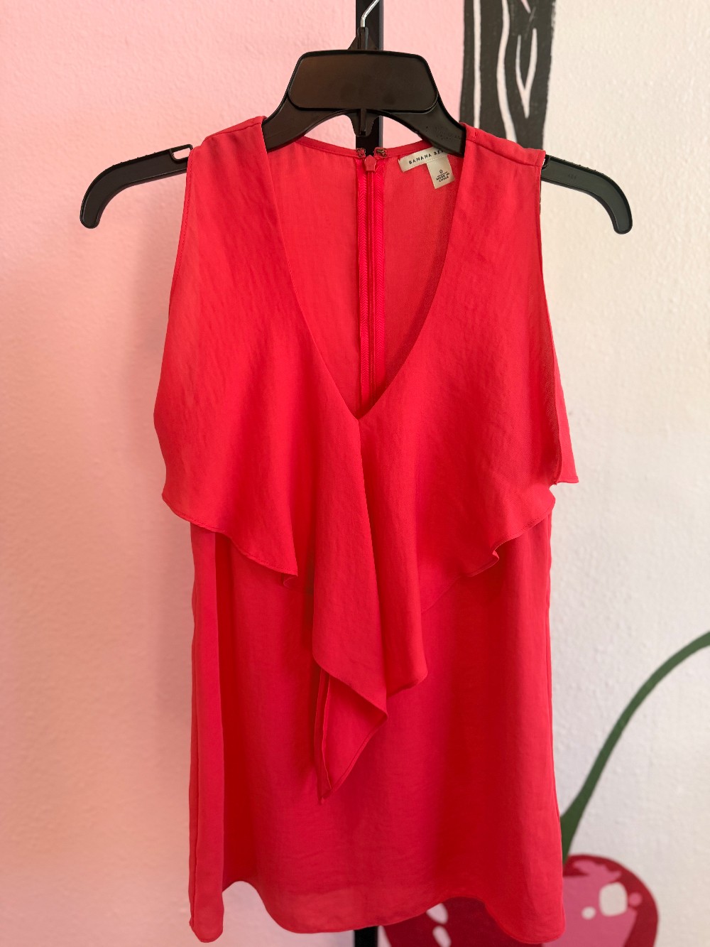 Banana Republic Ruffle Sleeveless Top