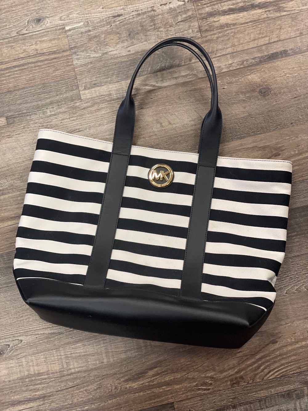 Michael Kors Fulton Striped Tote