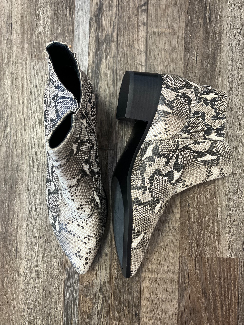 Halogen Reptile Ankle Boots