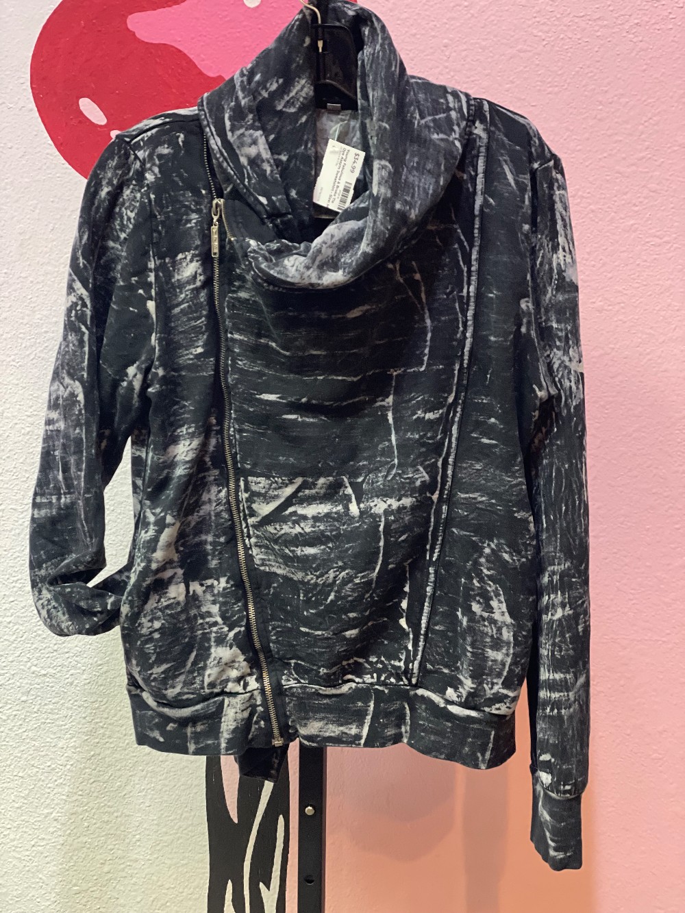 Young Fabulous & Broke Tie Dye Assym Sweatshirt
