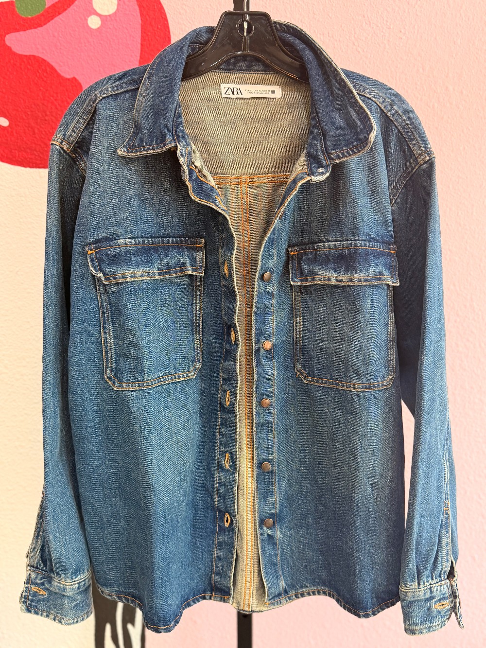 Zara Utility Denim Jacket