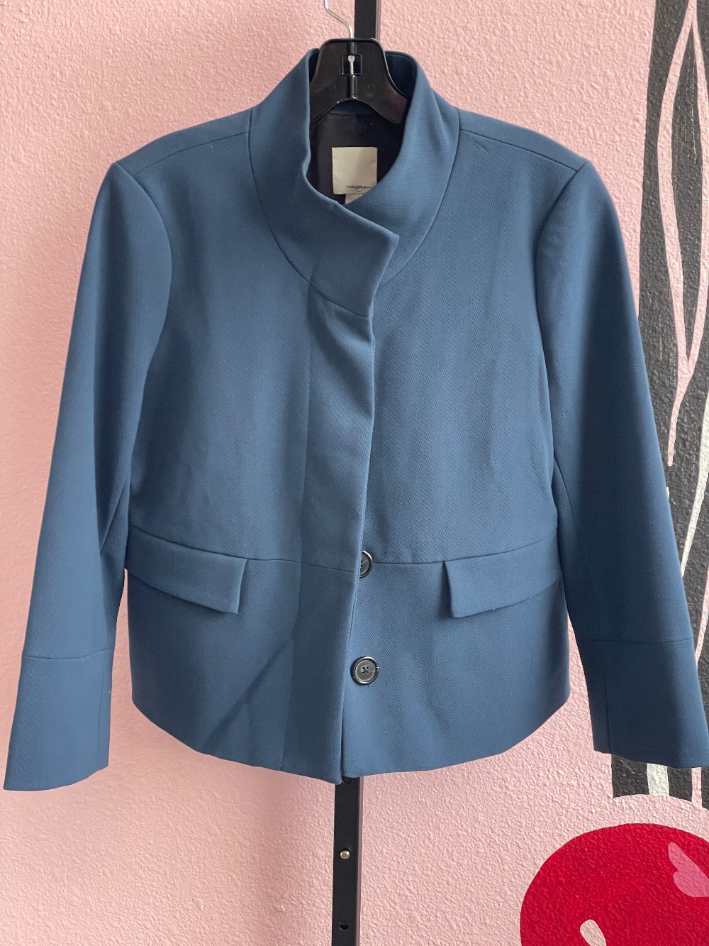 Halogen Cowl Neck Swing Jacket