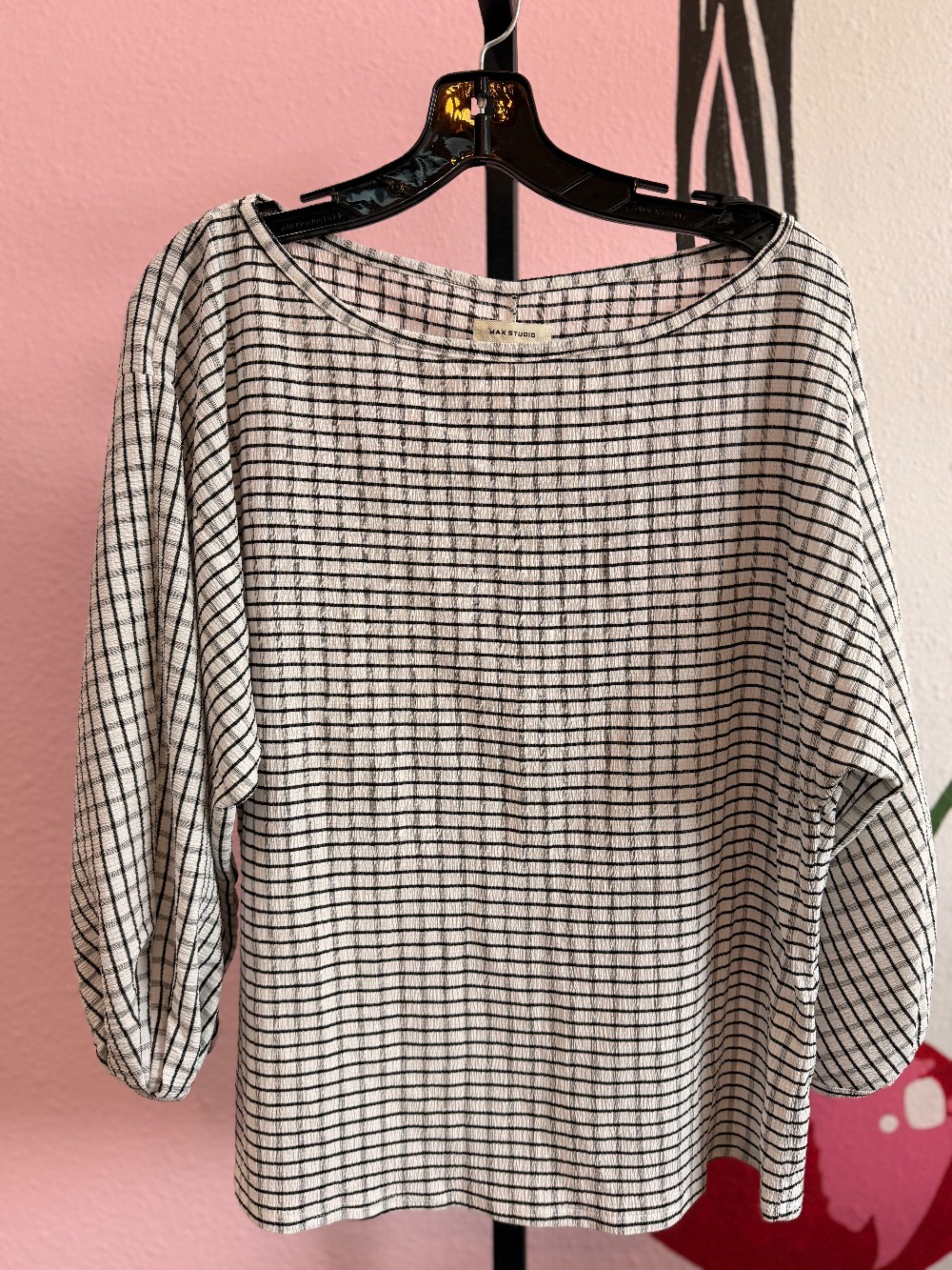 Max Studio Checked Top