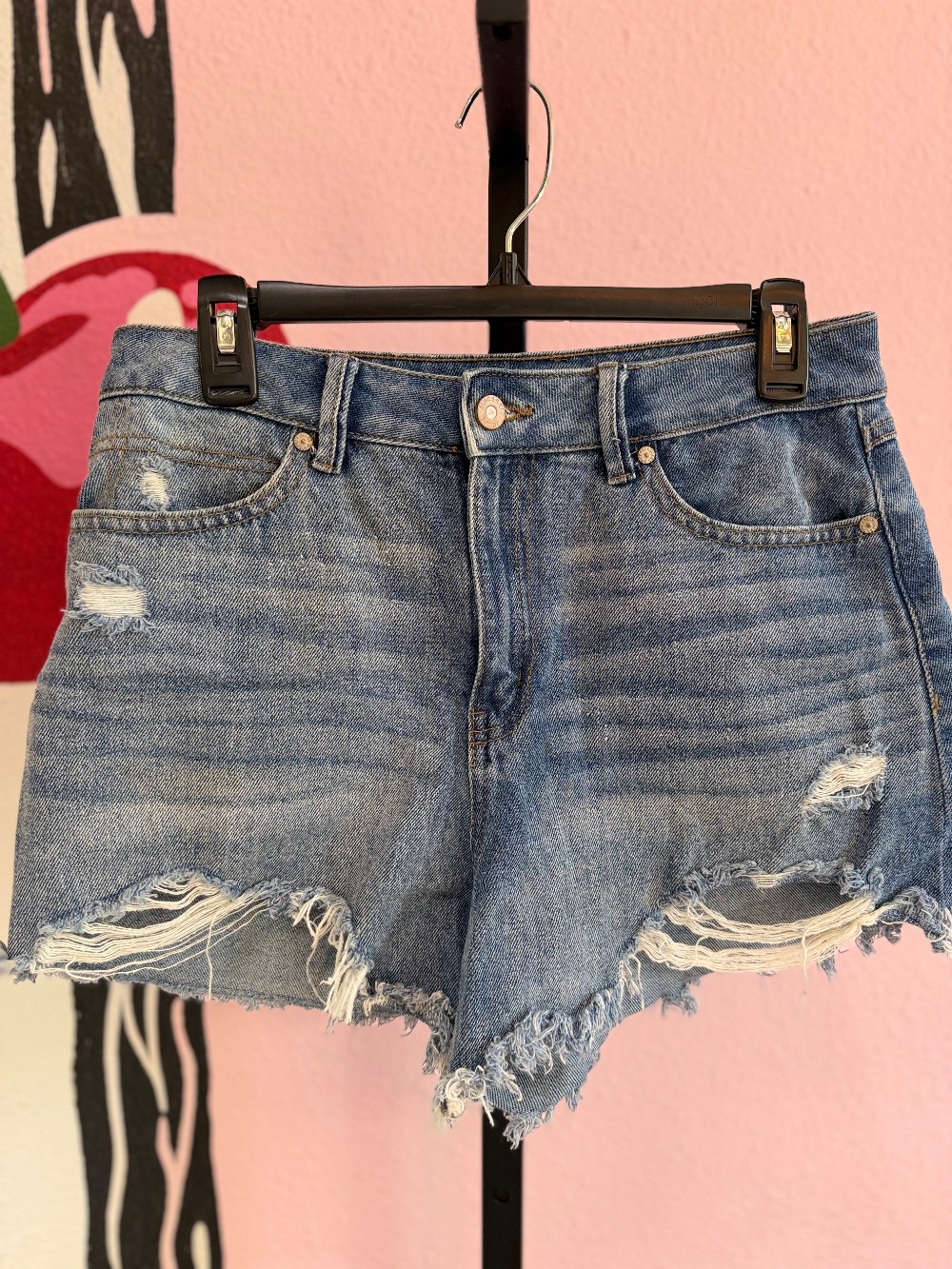 Sincerely Jules Distressed Cut Off Denim Short