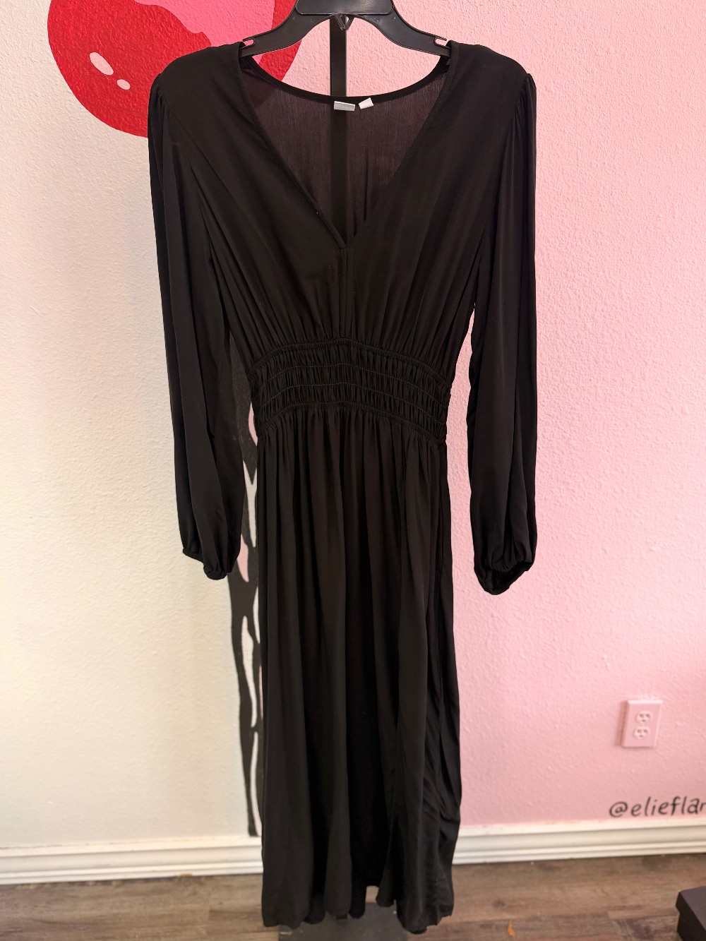 Gap V Neck Smocked Waist Dress