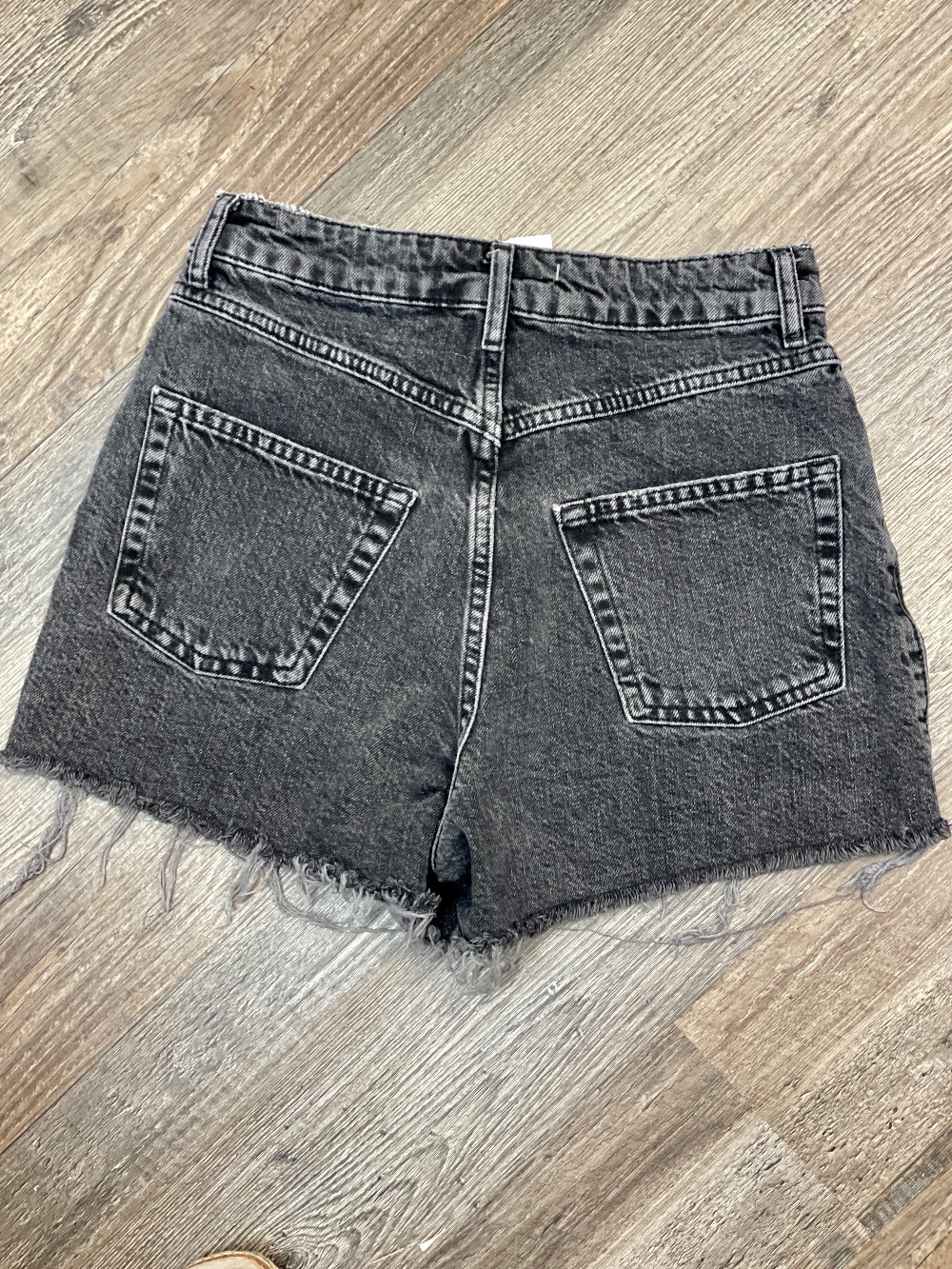 Topshop Distressed Denim Cutoffs