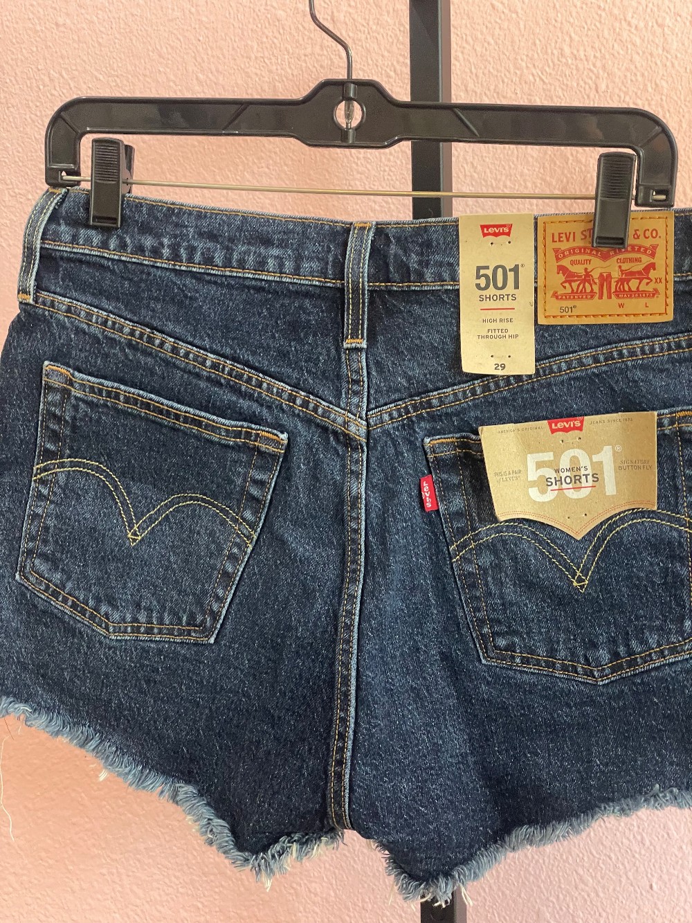 Levi's 501 Cutoff Denim Shorts