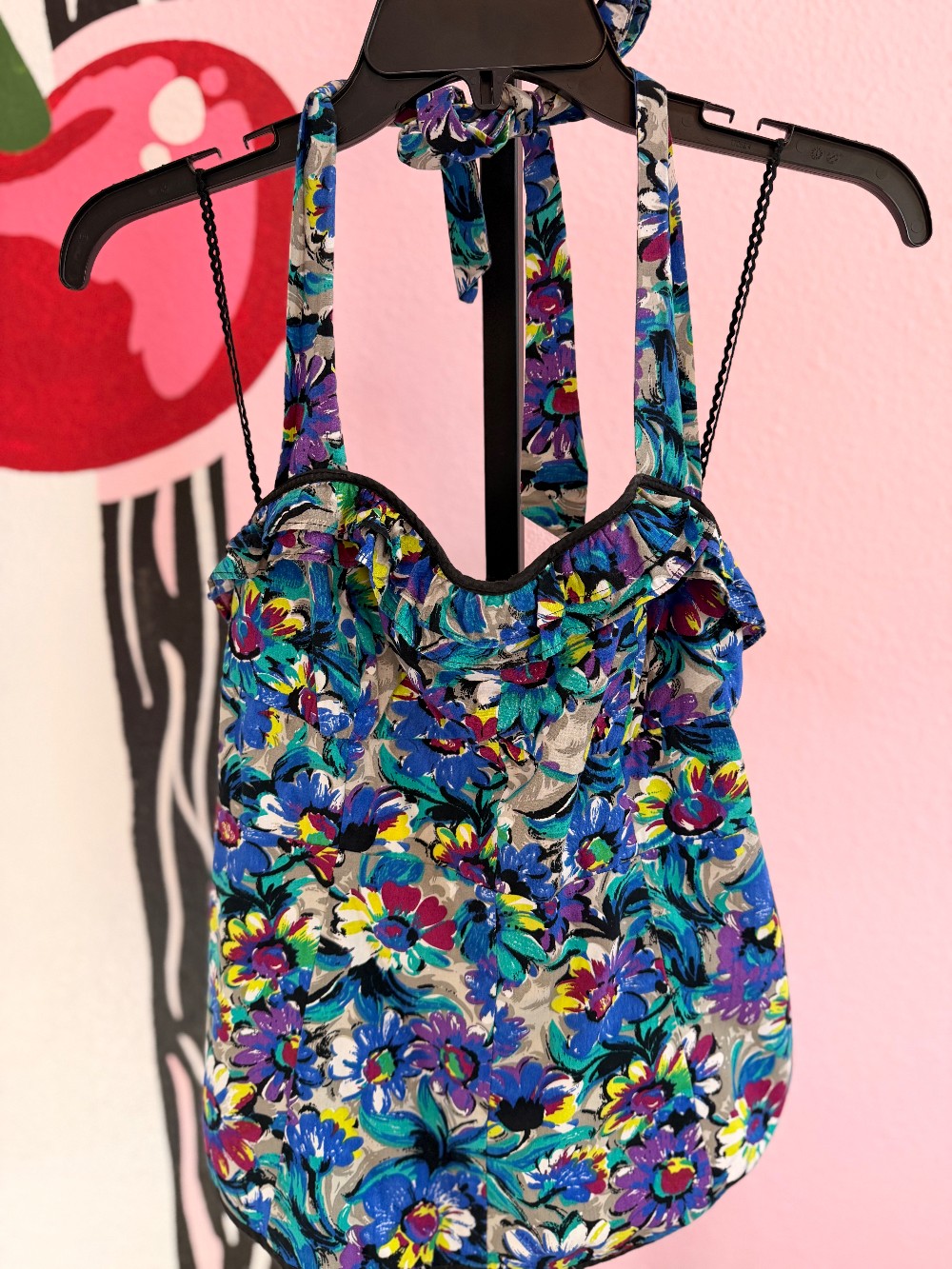 Odille Pop of Posies Halter Top