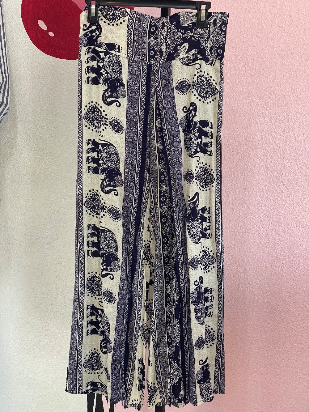 Made in Thailand Elephant Flowy Pants