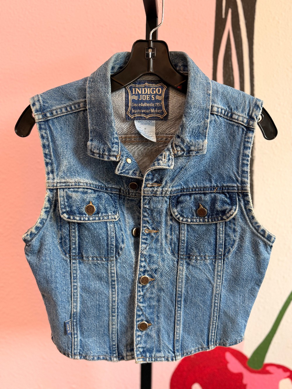 Indigo Joes Denim Jeans Vest