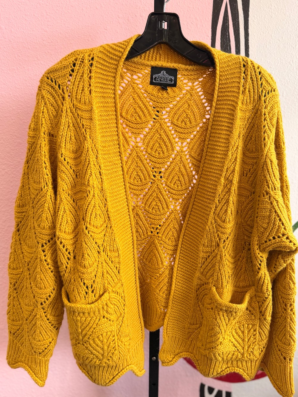 Angie Open Knit Cardigan