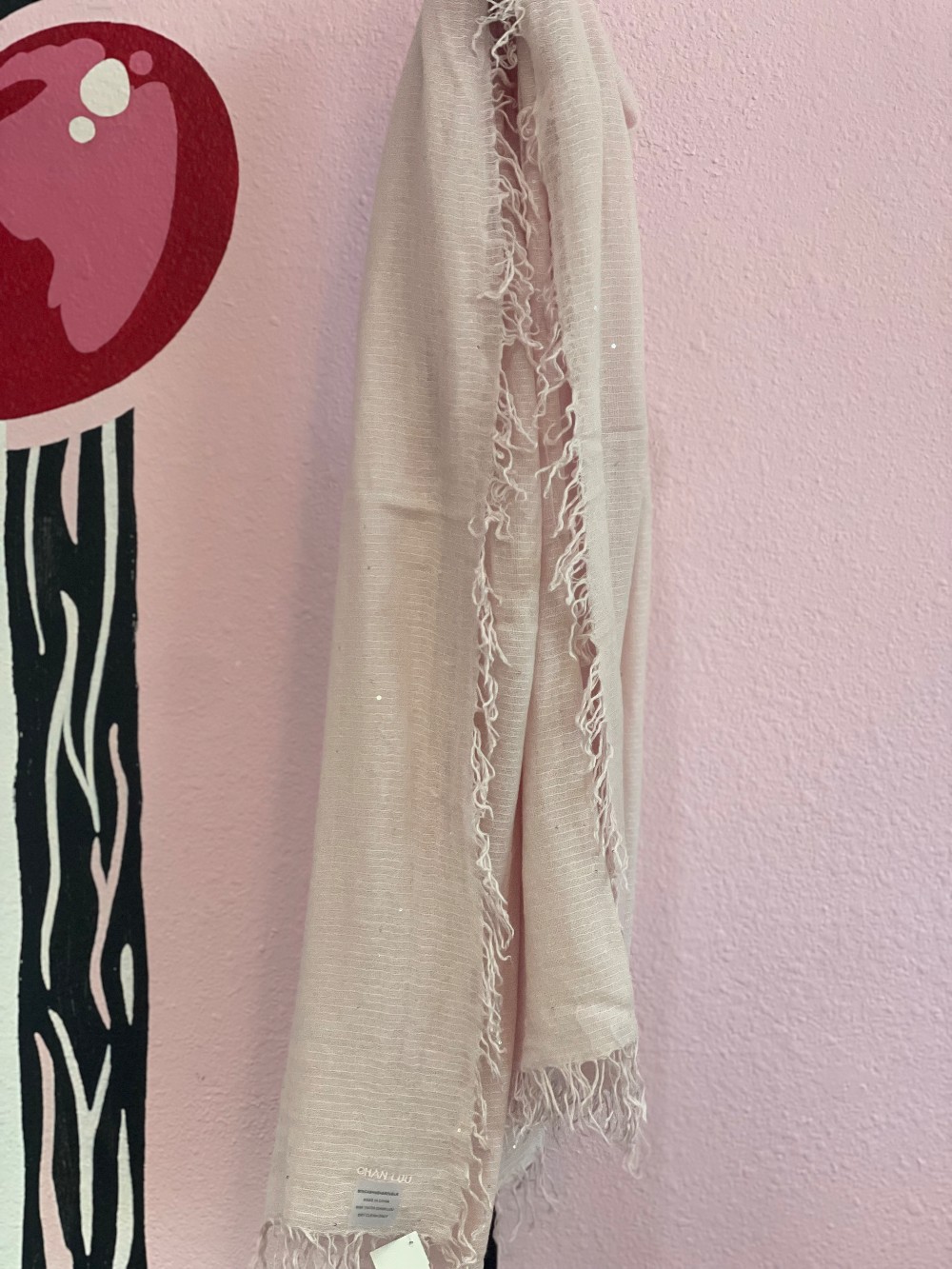 Chan Luu Silk Cashmere Sequin Scarf