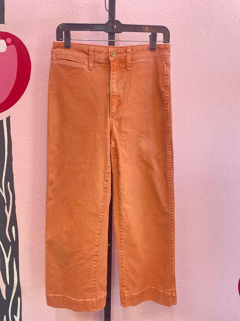 Madewell Wideleg Flat Front Jeans