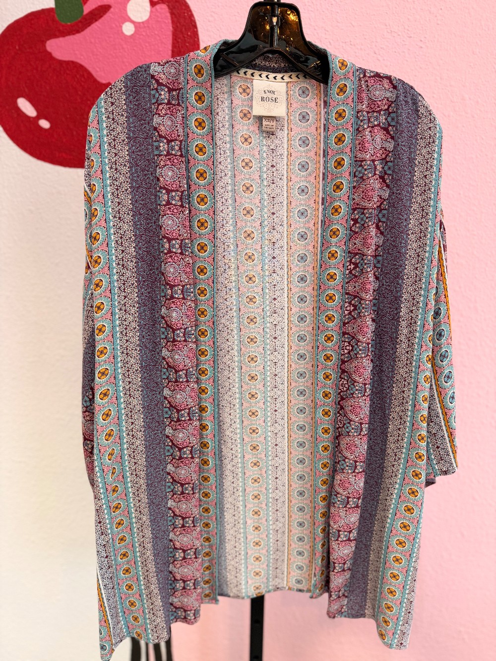 Knox Rose Pastel Kimono