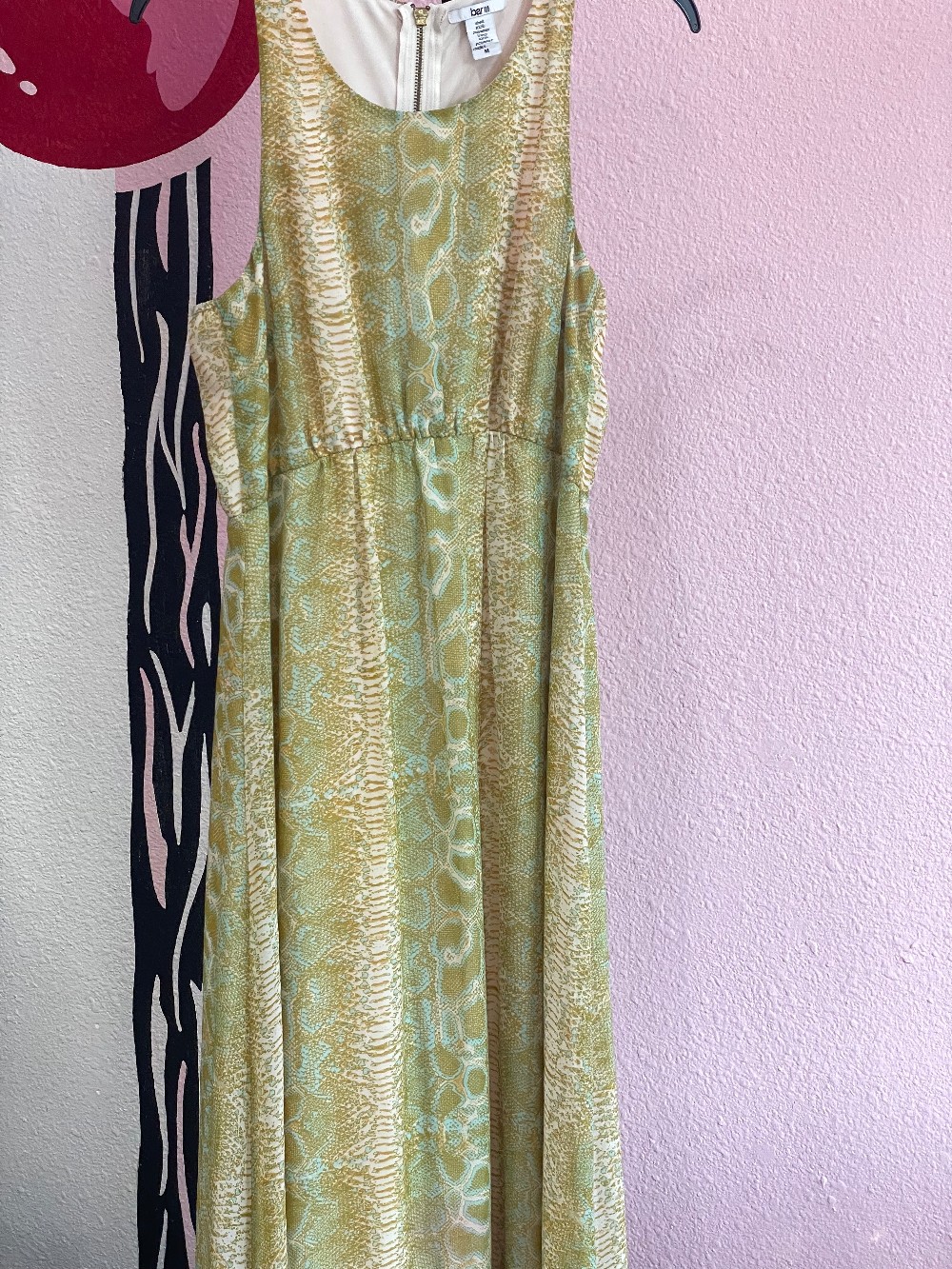 Bar III Snakeskin Maxi Dress