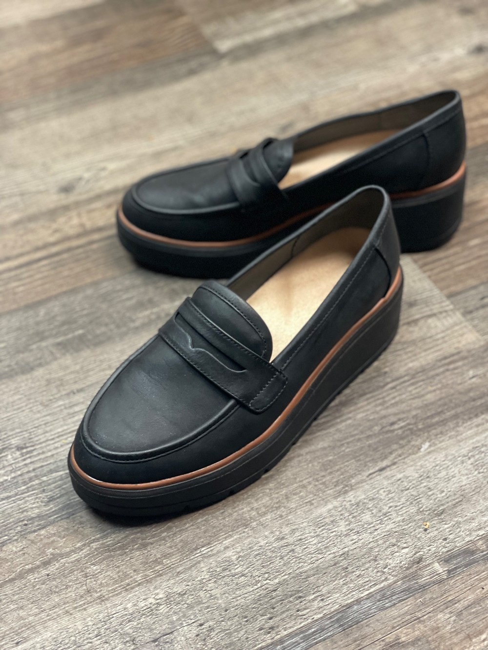 Dr Scholls Platform Loafers