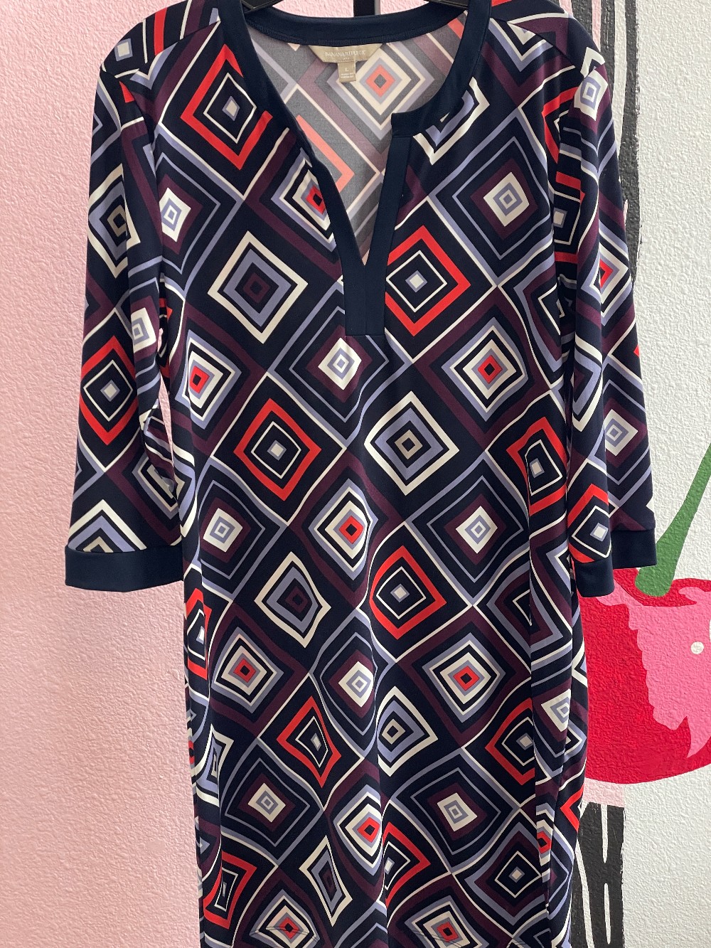 Banana Republic Geo Print Sheath Dress