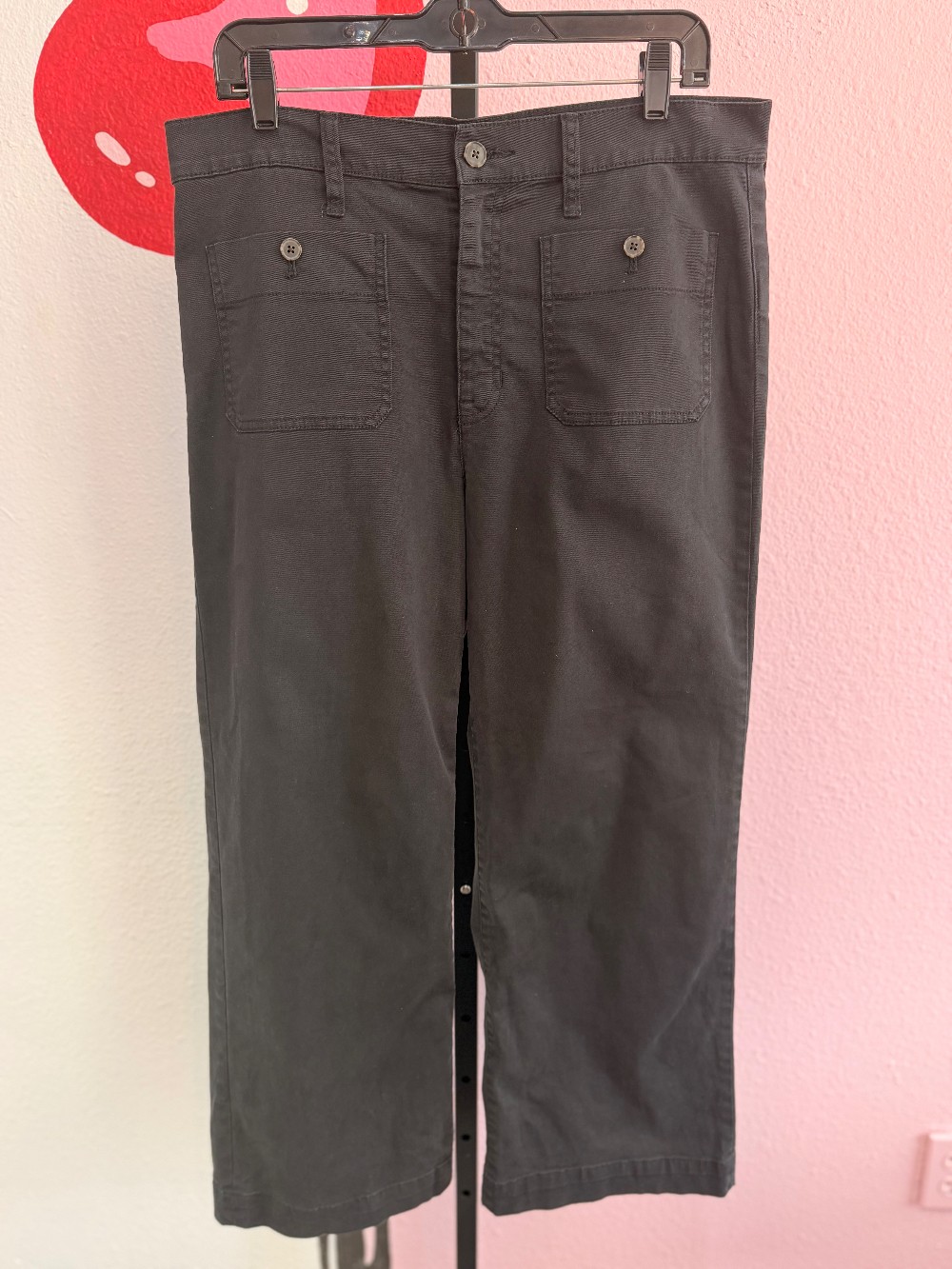 J Crew Patch Pocket Wide Leg Chinos