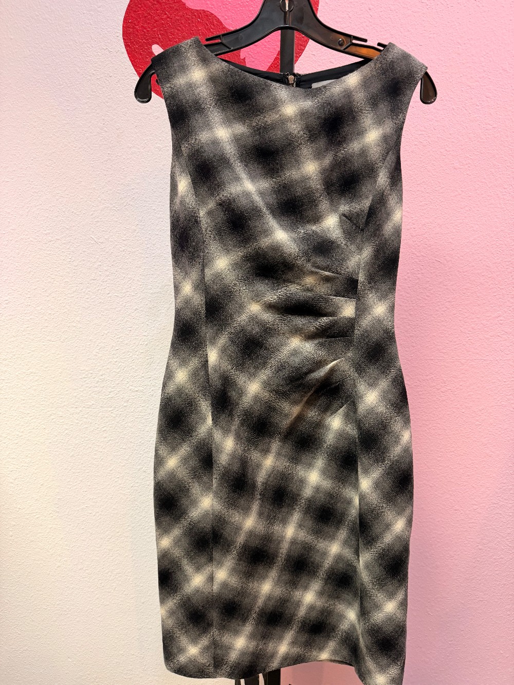 Classiques Entier Rouched Flannel  Wool Dress