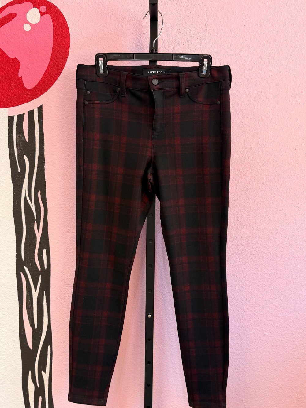 Liverpool Plaid Pants