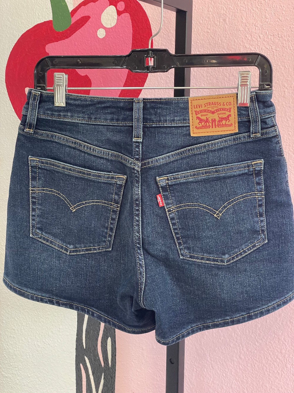 Levis A-Line Denim Shorts