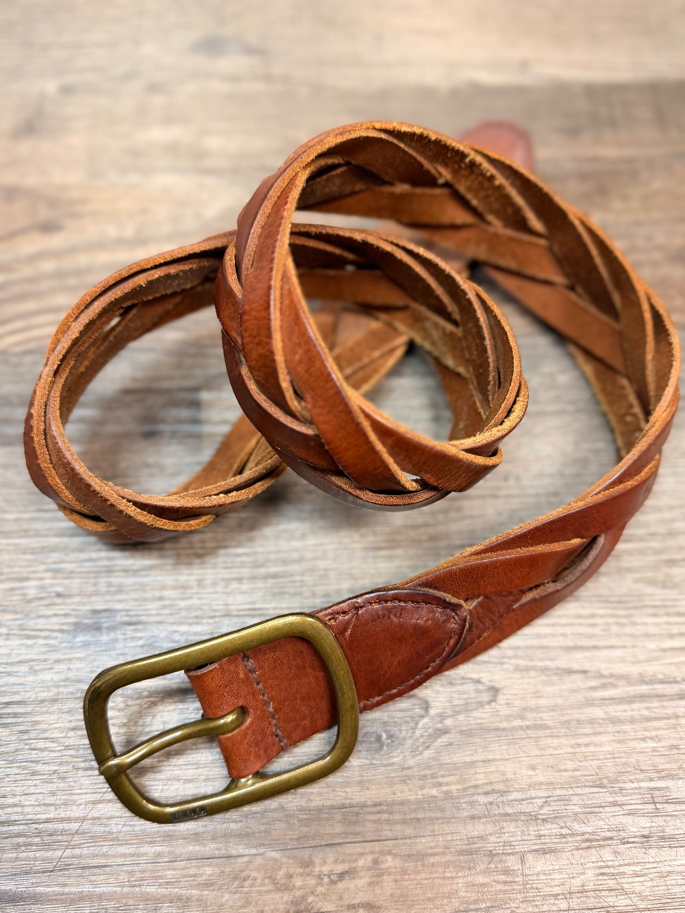 Ralph Lauren Braided Leather Belt