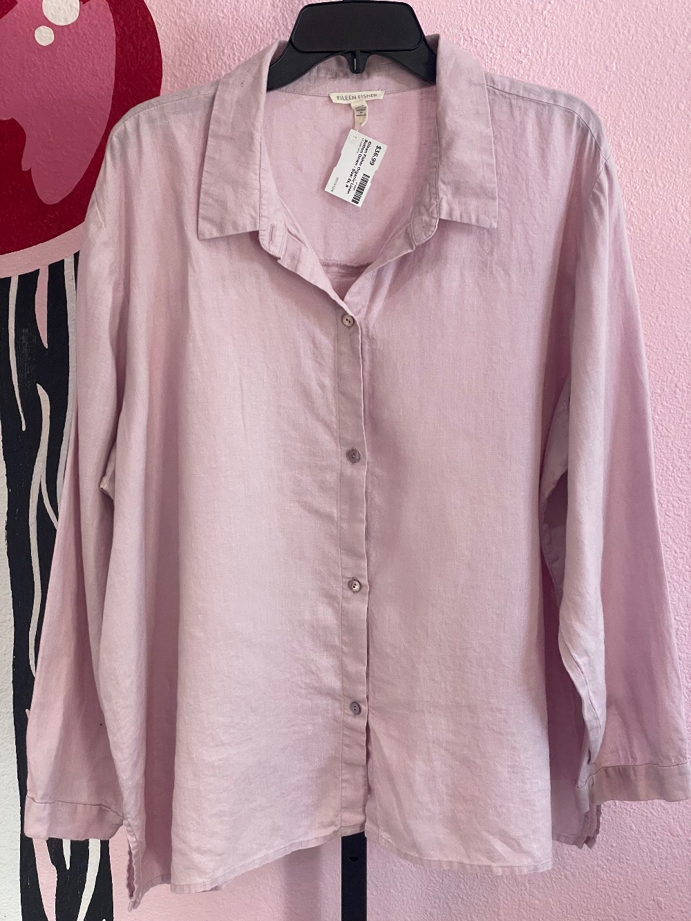 Eileen Fisher Organic Linen Button Down