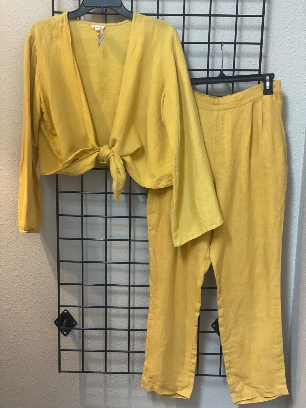 Road to Bohemia Linen Knot Front Pant Set