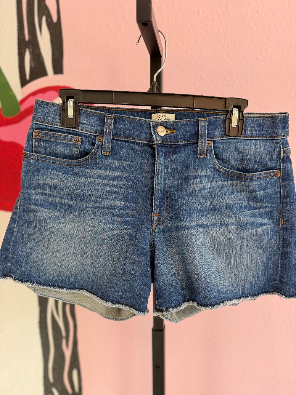 J Crew Cut Off Denim Shorts