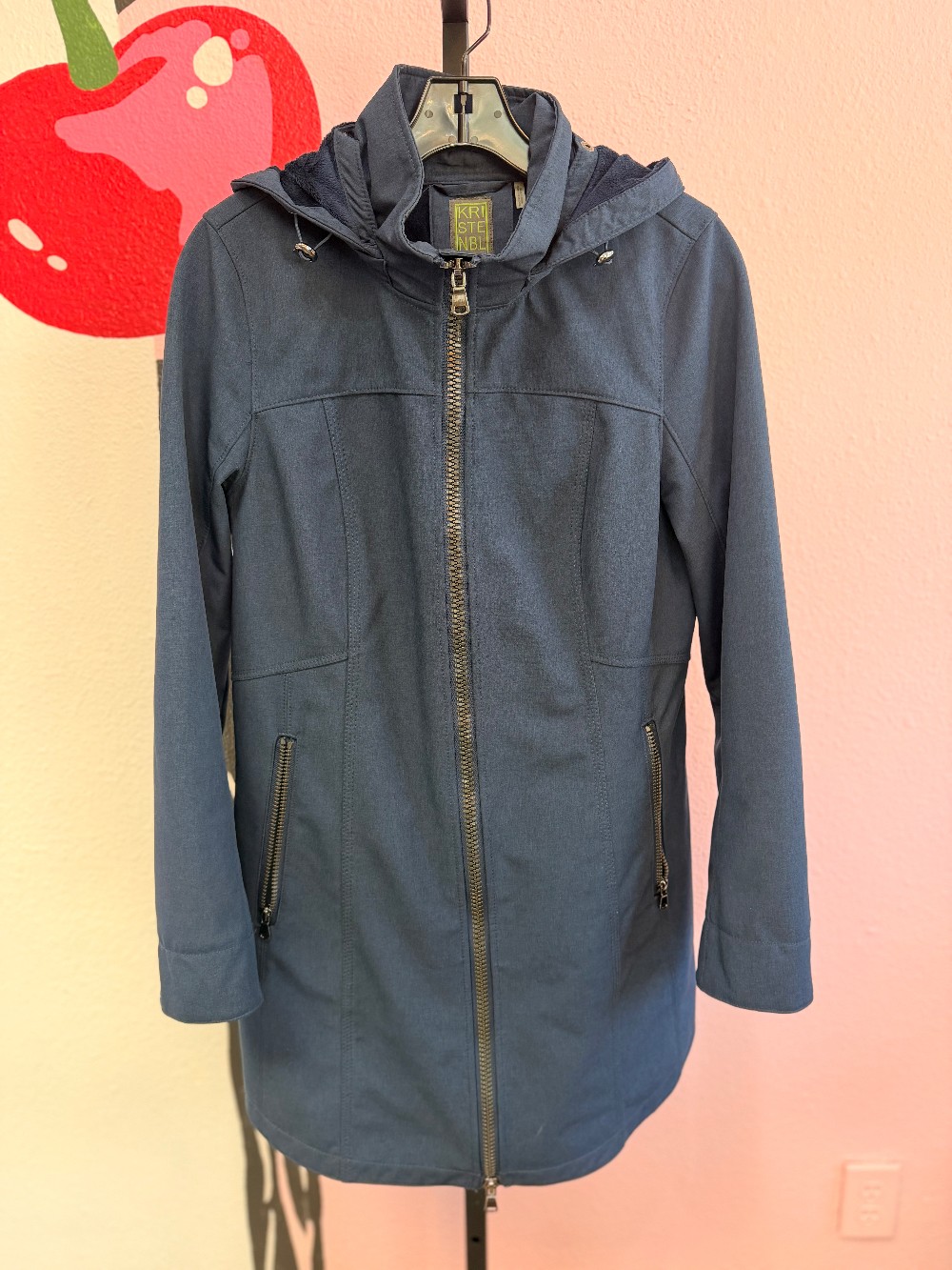 Kristen Blake Fleece Lined Hooded Jacket