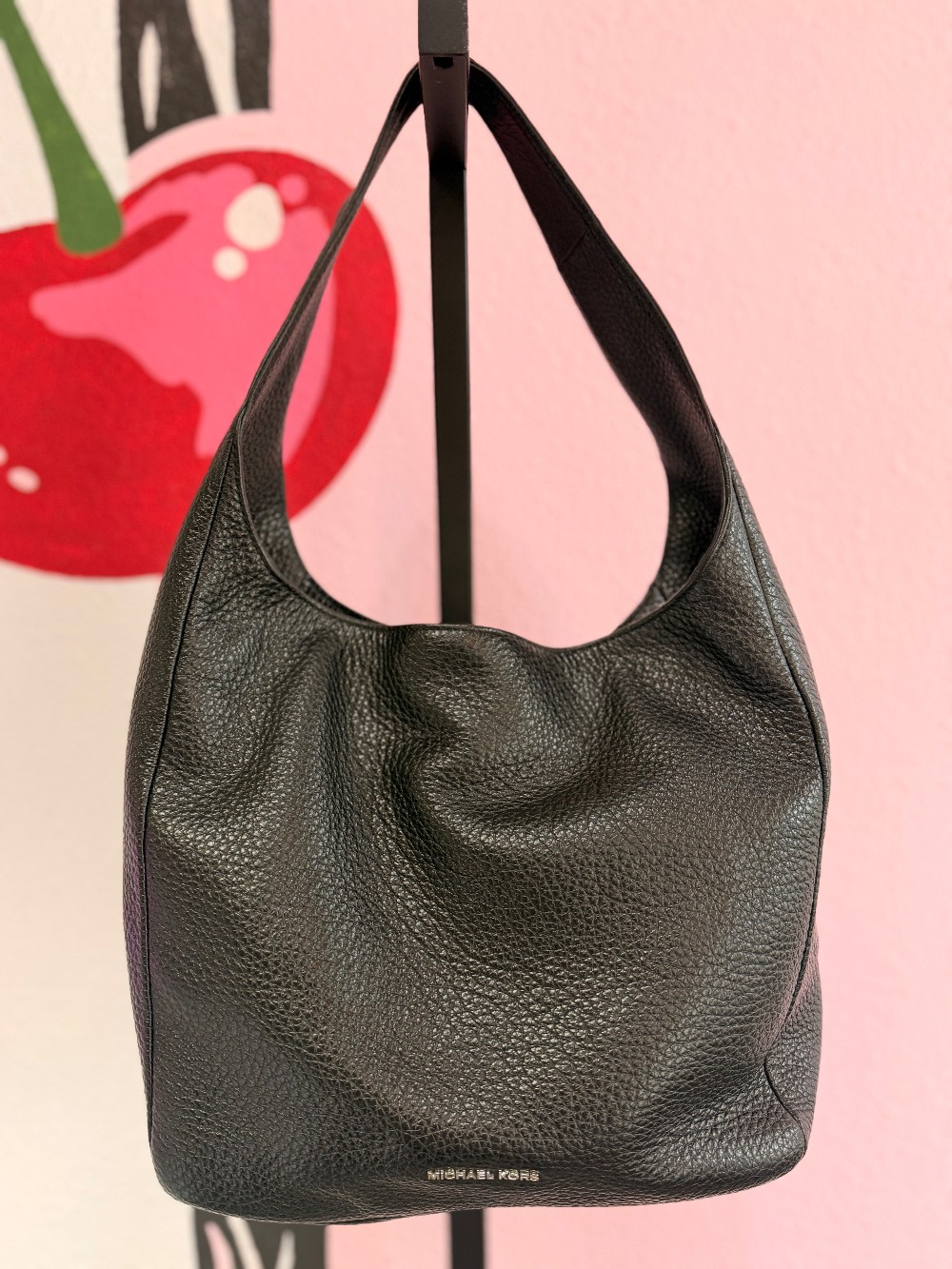 Michael Kors Pebbled Leather Hobo Purse