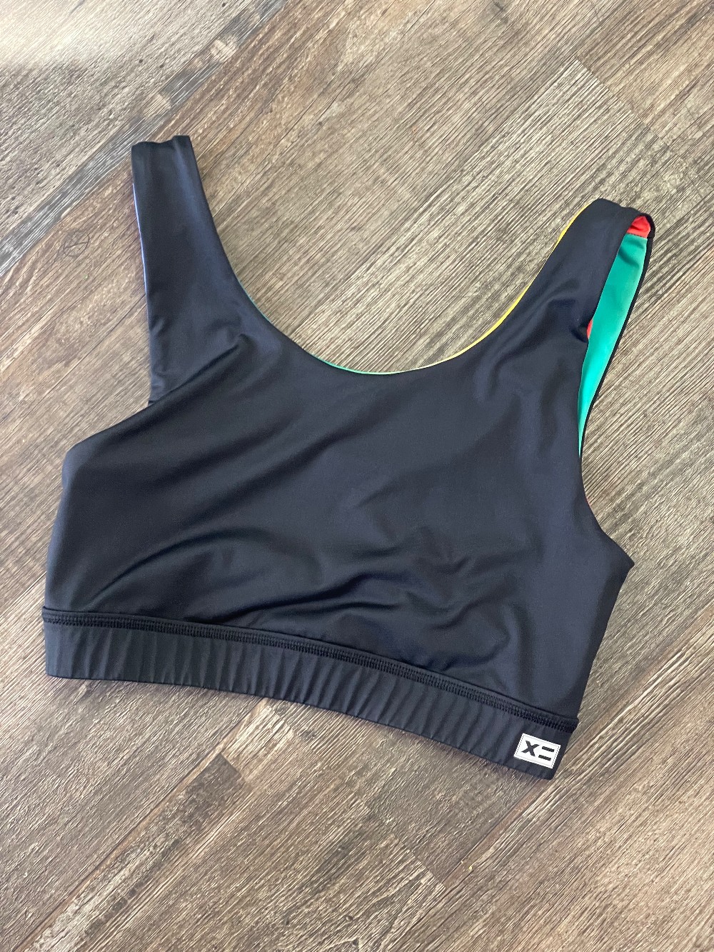 TomboyX Rainbow Reversible Sports Bra