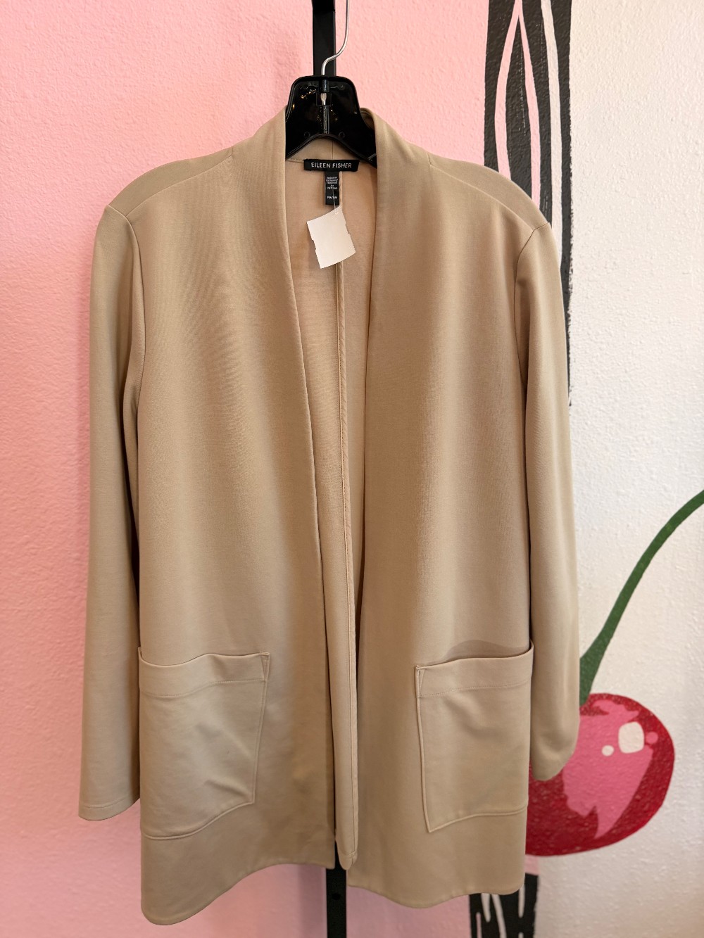 Eileen Fisher Collarless Long Blazer