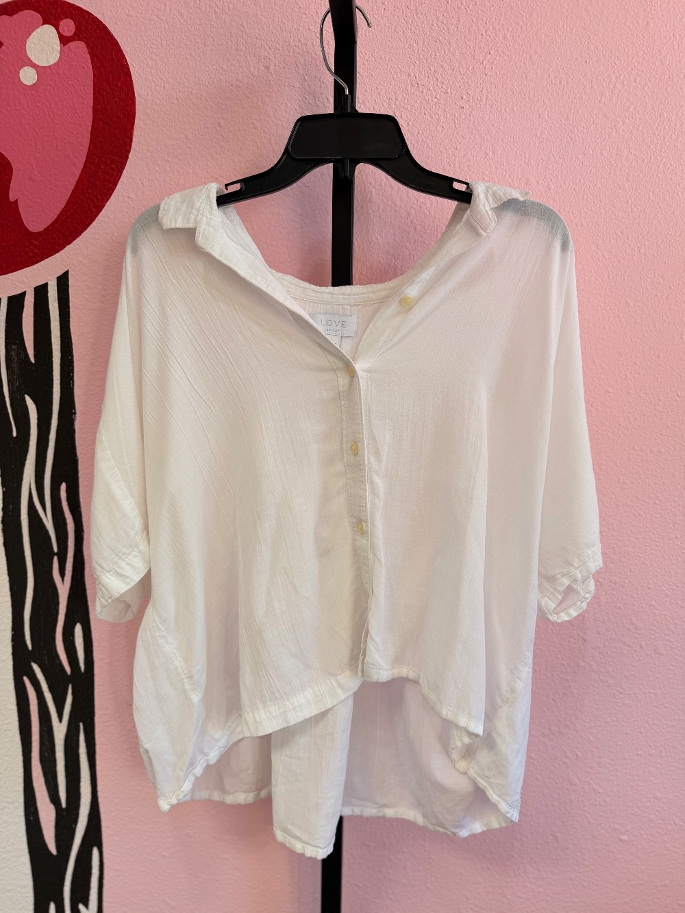 Gap LOVE Button Down Top